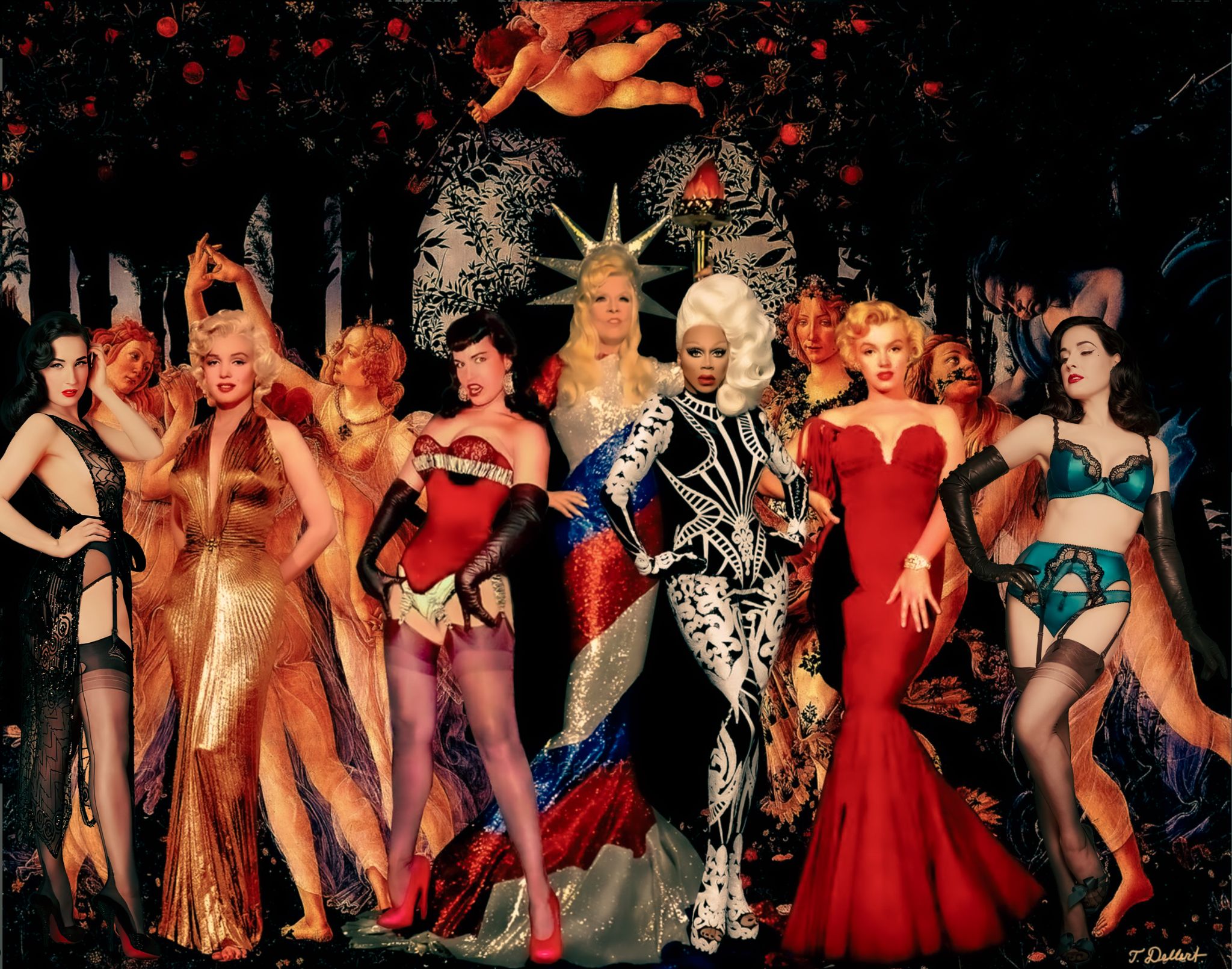 Ladies in the Garden of Delights 